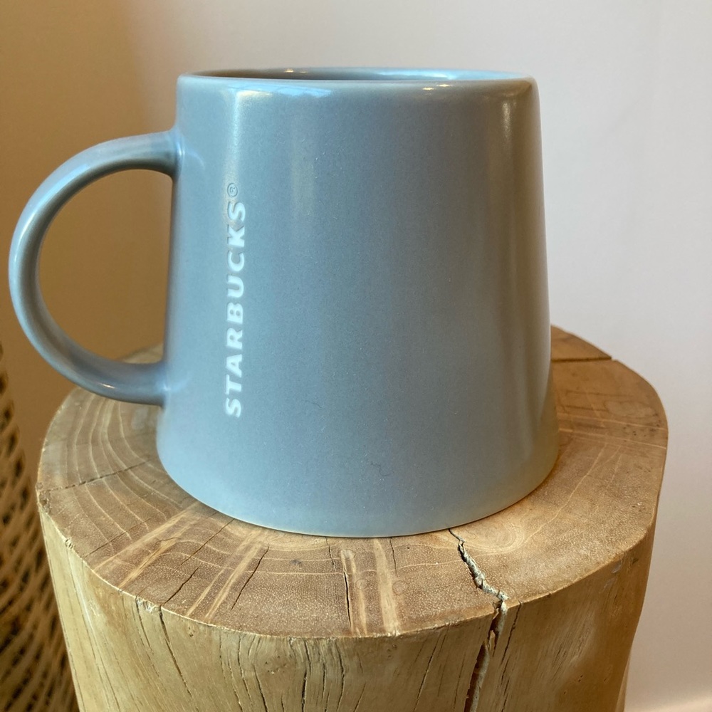 Starbucks | Gray Tapered Mug with white STARBUCKS